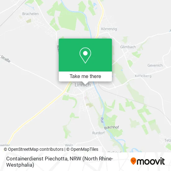 Карта Containerdienst Piechotta