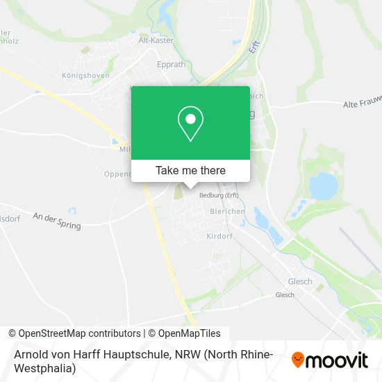 Arnold von Harff Hauptschule map