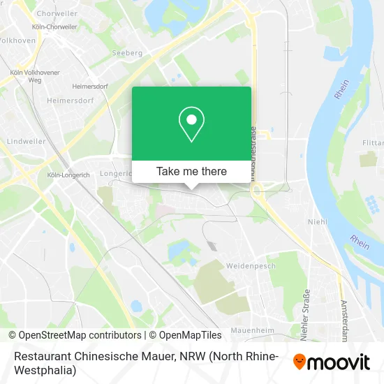 Restaurant Chinesische Mauer map