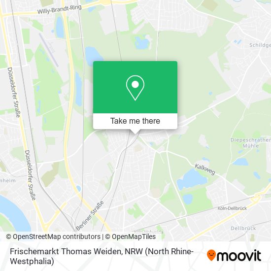 Frischemarkt Thomas Weiden map