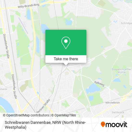 Schreibwaren Dannenbae map