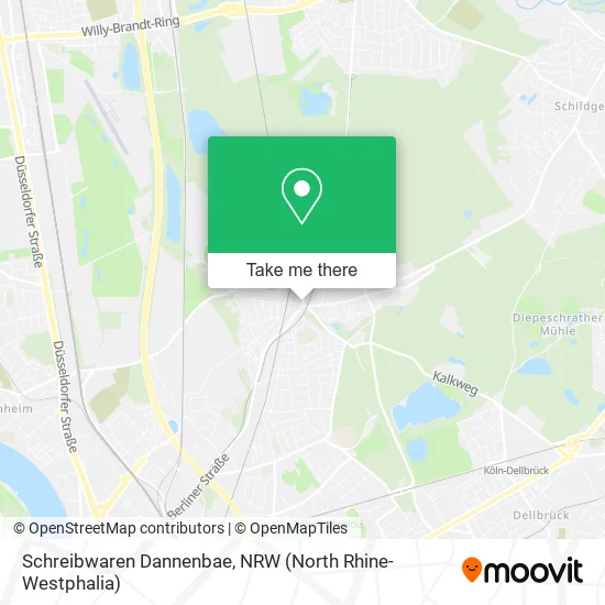 Карта Schreibwaren Dannenbae