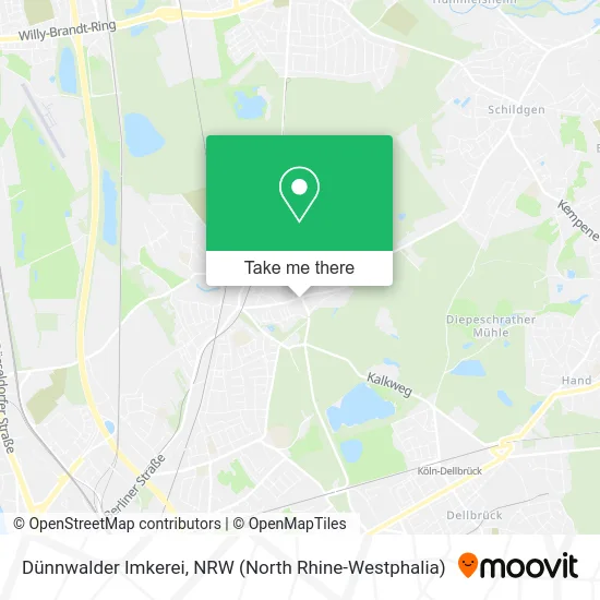 Карта Dünnwalder Imkerei