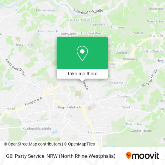 Карта Gül Party Service