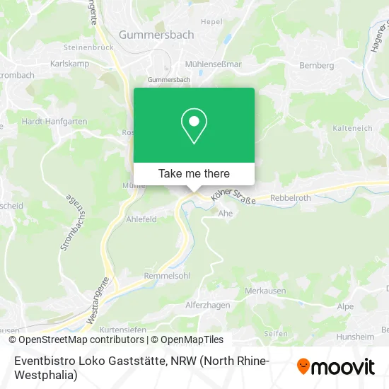 Карта Eventbistro Loko Gaststätte