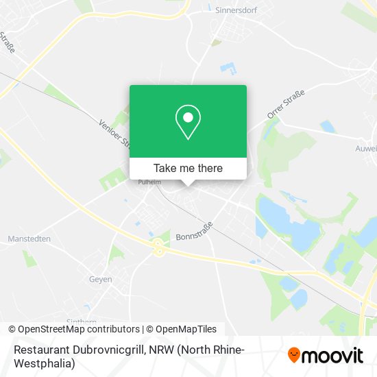 Restaurant Dubrovnicgrill map