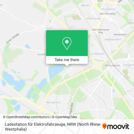 Ladestation für Elektrofahrzeuge map