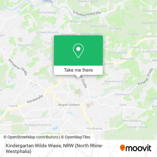 Kindergarten Wilde Wiese map