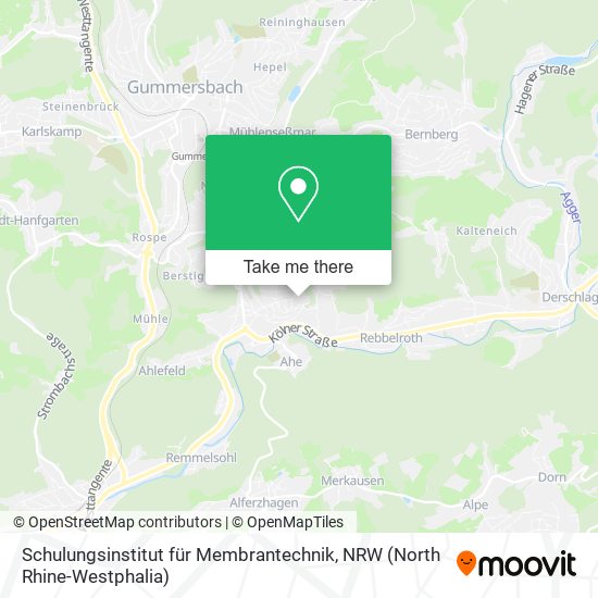 Schulungsinstitut für Membrantechnik map