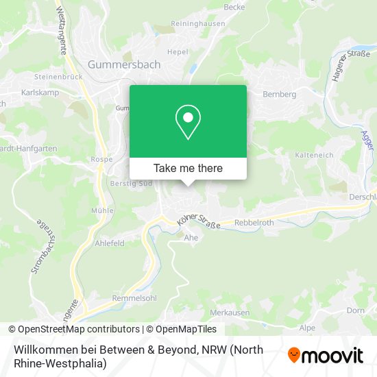 Willkommen bei Between & Beyond map