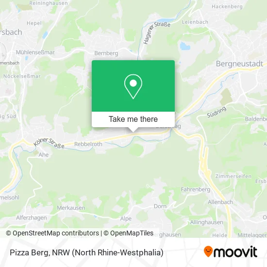 Карта Pizza Berg