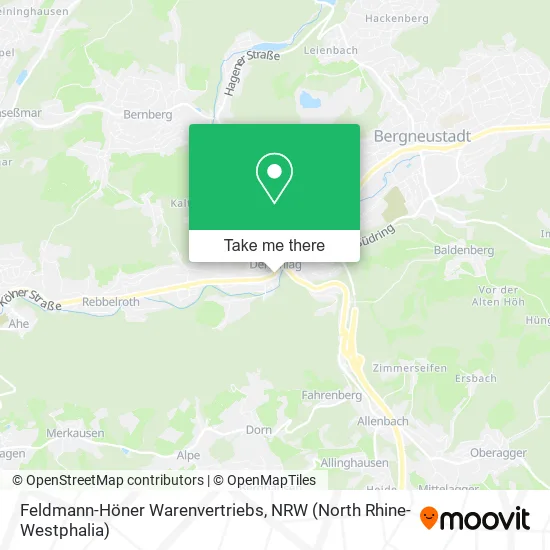 Карта Feldmann-Höner Warenvertriebs