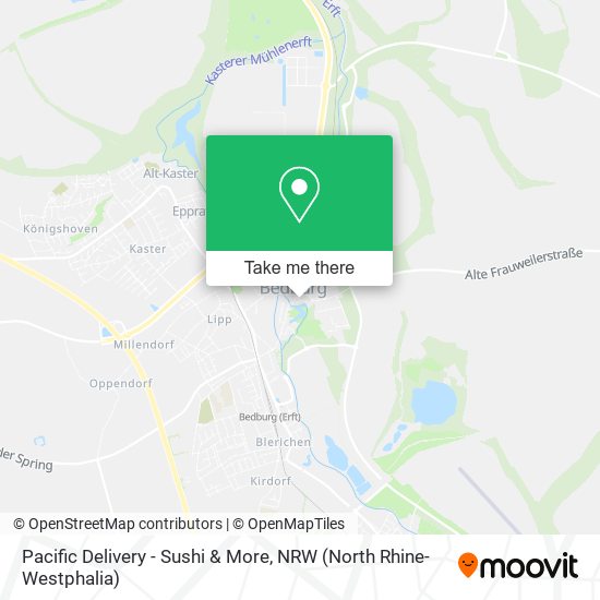 Pacific Delivery - Sushi & More map