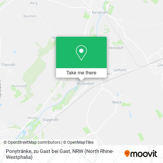 Ponytränke, zu Gast bei Gast map