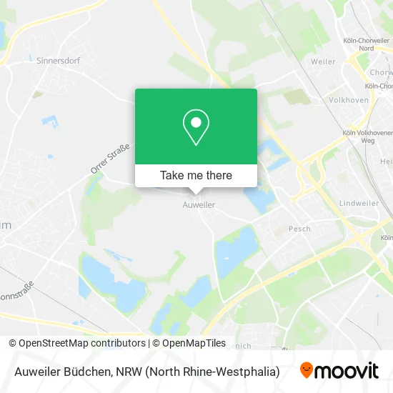 Auweiler Büdchen map