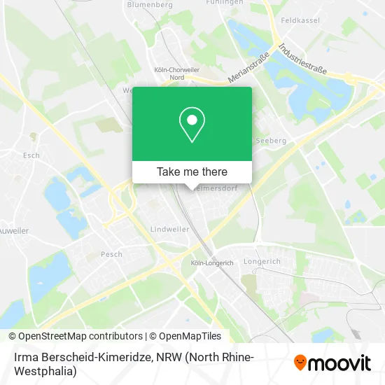 Irma Berscheid-Kimeridze map