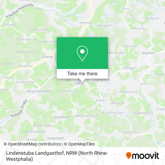 Карта Lindenstube Landgasthof