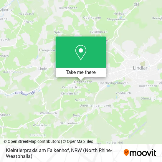 Карта Kleintierpraxis am Falkenhof