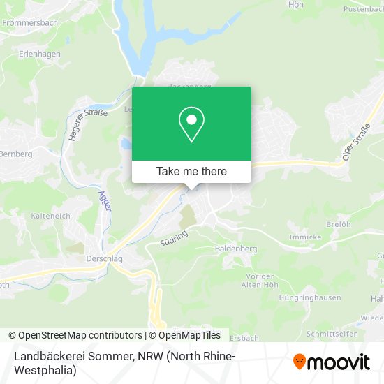 Landbäckerei Sommer map