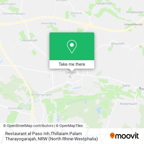 Restaurant el Paso Inh.Thillaiam Palam Tharayogarajah map