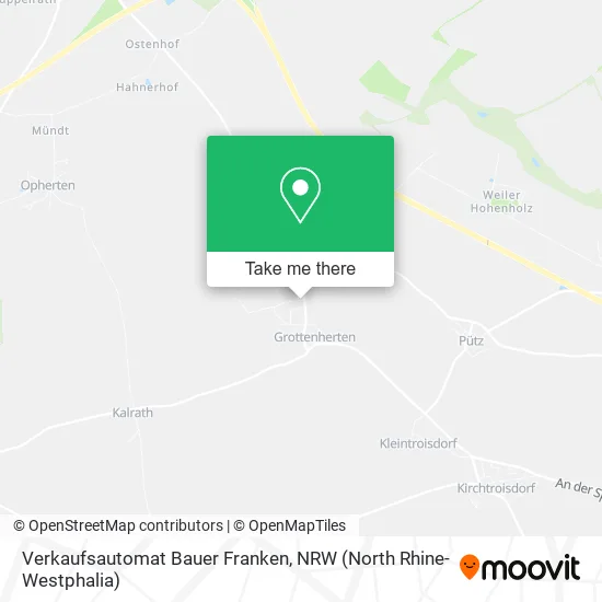 Карта Verkaufsautomat Bauer Franken