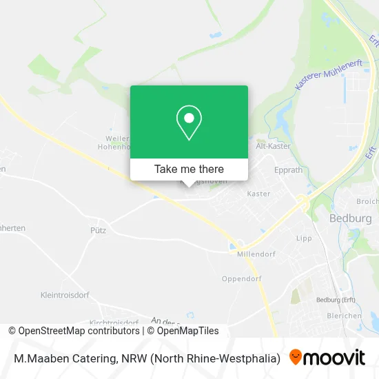 M.Maaben Catering map