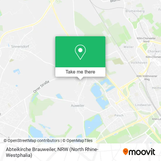 Abteikirche Brauweiler map