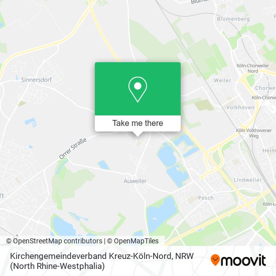 Kirchengemeindeverband Kreuz-Köln-Nord map