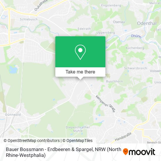 Bauer Bossmann - Erdbeeren & Spargel map