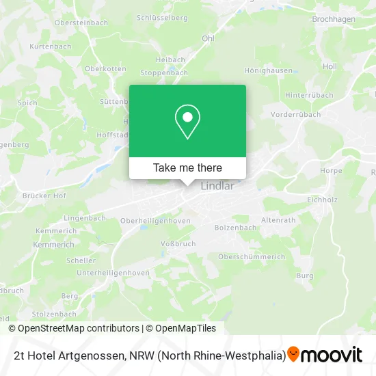 Карта 2t Hotel Artgenossen