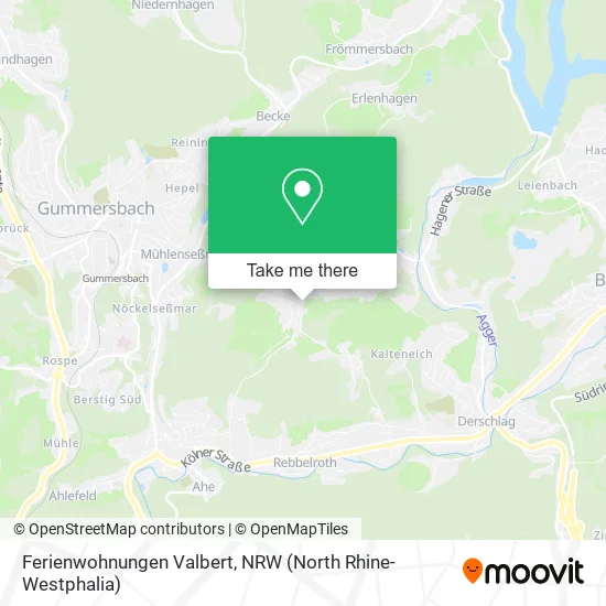 Ferienwohnungen Valbert map