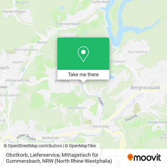Obstkorb, Lieferservice, Mittagstisch für Gummersbach map