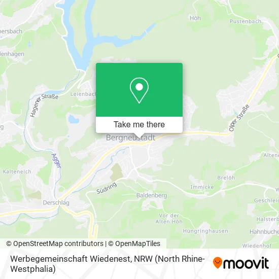 Werbegemeinschaft Wiedenest map