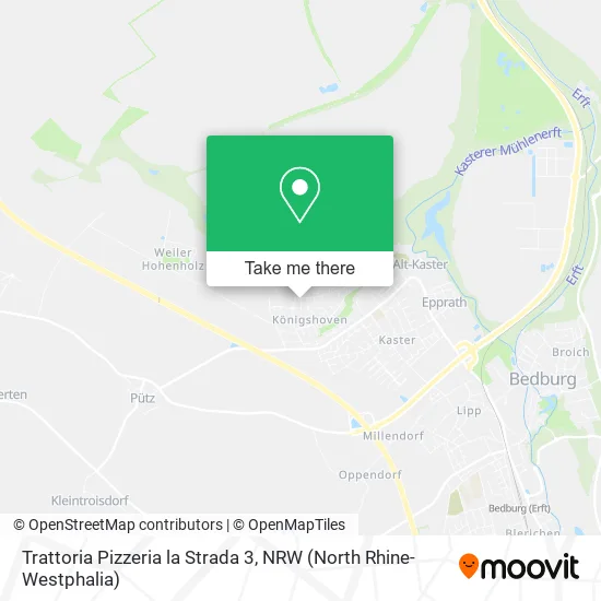 Trattoria Pizzeria la Strada 3 map