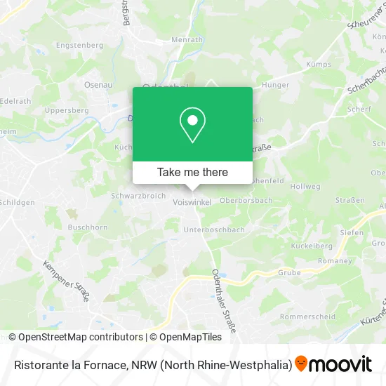 Ristorante la Fornace map