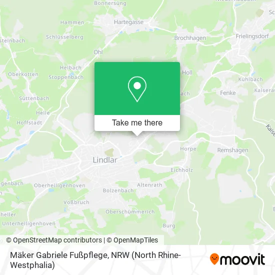 Карта Mäker Gabriele Fußpflege