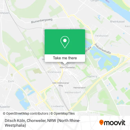 Карта Ditsch Köln, Chorweiler