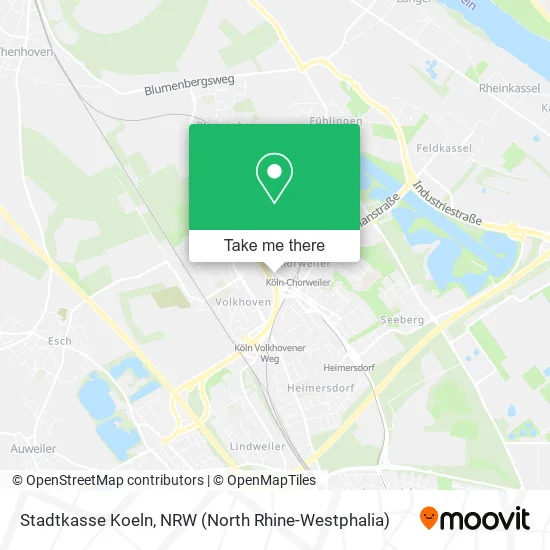 Карта Stadtkasse Koeln