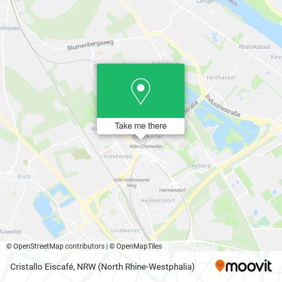 Cristallo Eiscafé map