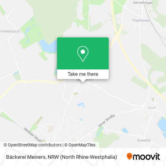 Bäckerei Meiners map