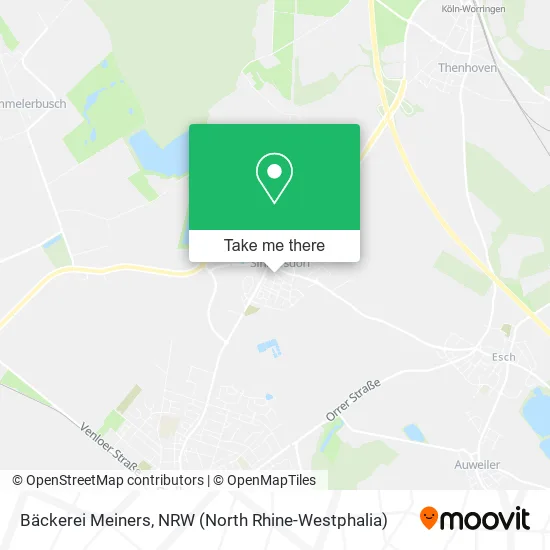 Карта Bäckerei Meiners