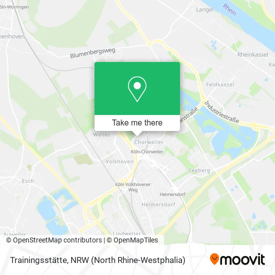 Карта Trainingsstätte