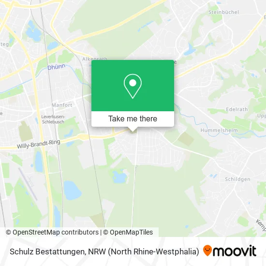 Schulz Bestattungen map