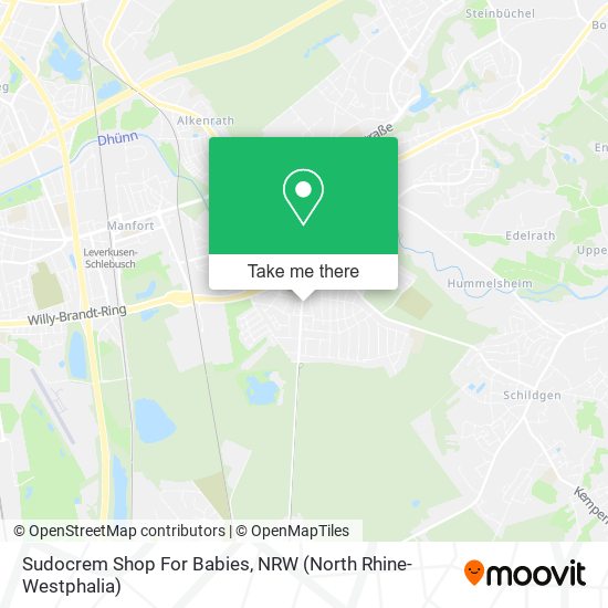 Sudocrem Shop For Babies map