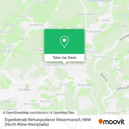 Eigenbetrieb Rettungsdienst Wesermarsch map