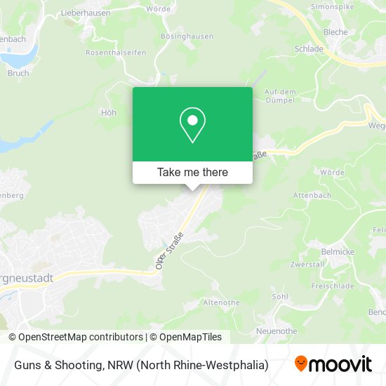 Guns & Shooting map