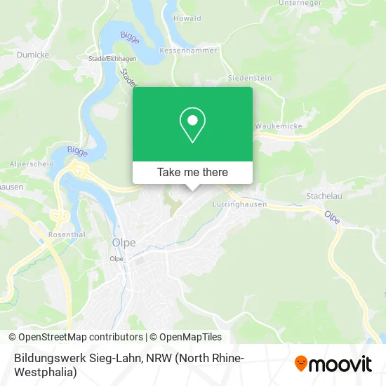 Bildungswerk Sieg-Lahn map