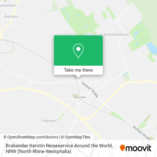 Карта Brabender Kerstin Reiseservice Around the World