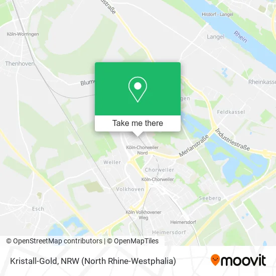 Kristall-Gold map