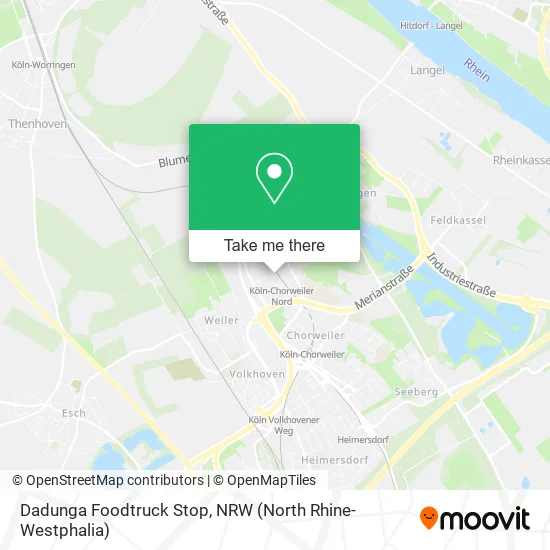 Dadunga Foodtruck Stop map
